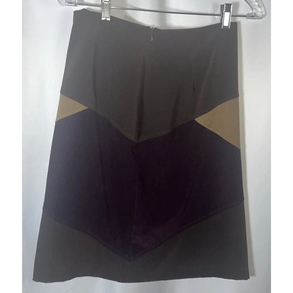 Vintage Bentley Arbuckle Pencil Mosaic Geometric Color Block Women’s Skirt
